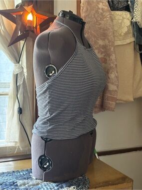 American eagle ribbed halter tank top